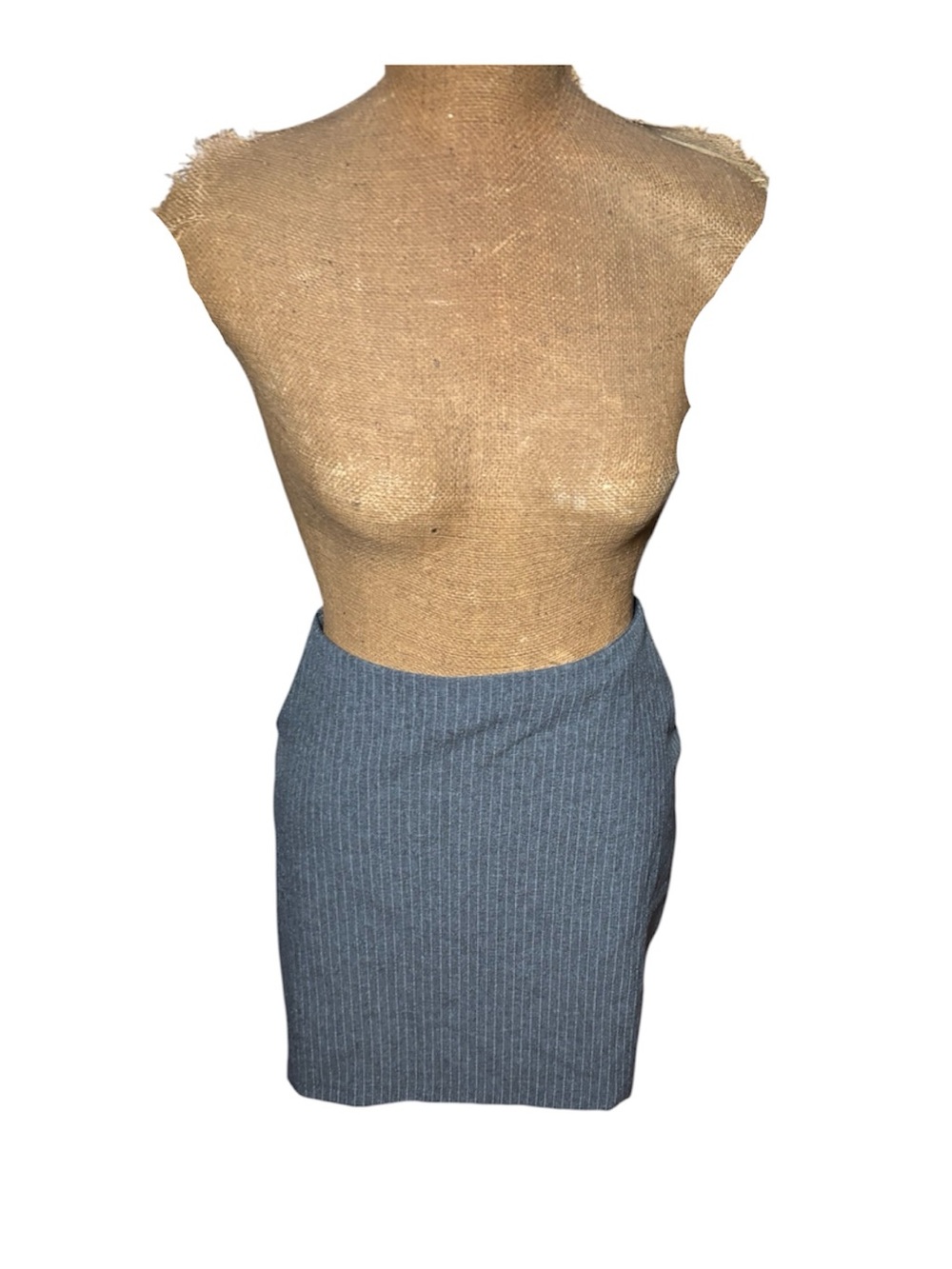 Mainframe Vintage Gray Pinstripe Pencil Skirt Size 9
